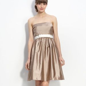 ML Monique Lhuillier Bridesmaids Strapless Dress 2
